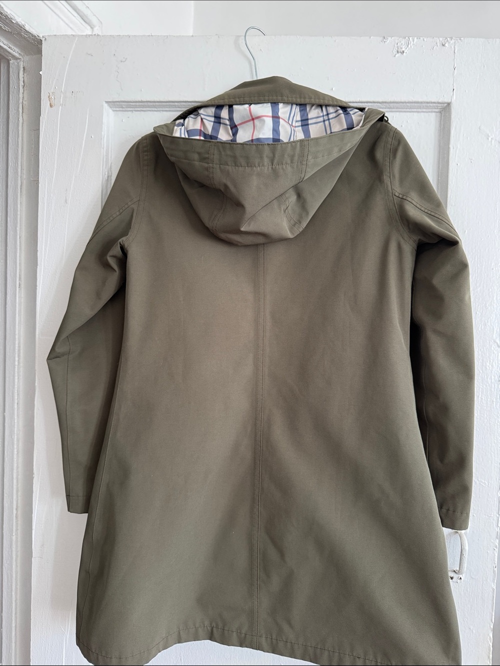 Barbour Women's Olive Utility Trench Coat - Picture 6 of 7